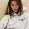 Dodgers Serif Grey Pullover Hoodie