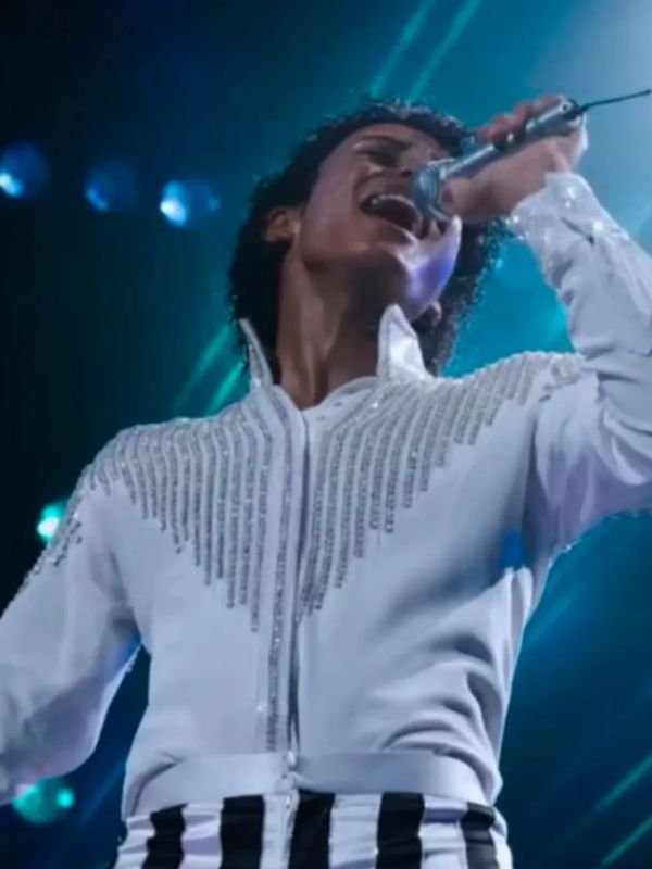 Jaafar Jackson Michael White Jacket