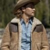 Luke Grimes Yellowstone Suede Leather Jacket