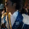 Michael Jaafar Jackson Blue Sequin Jacket