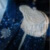 Michael Jaafar Jackson Blue Sequin Jacket