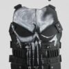 Punisher Inspired Skull Leather Tactical Vest