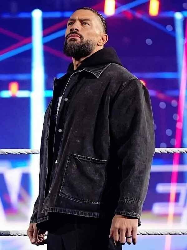 RAW 2026 Roman Reigns Denim Jacket