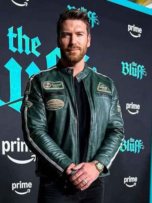 The Bluff Movie Premiere Jesse Kove Leather Jacket