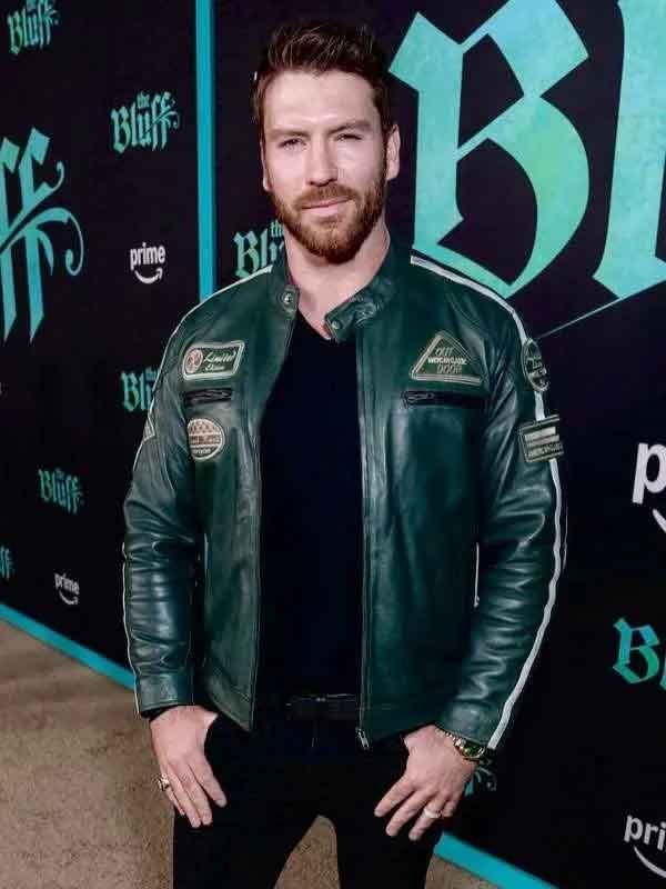 The Bluff Movie Premiere Jesse Kove Leather Jacket