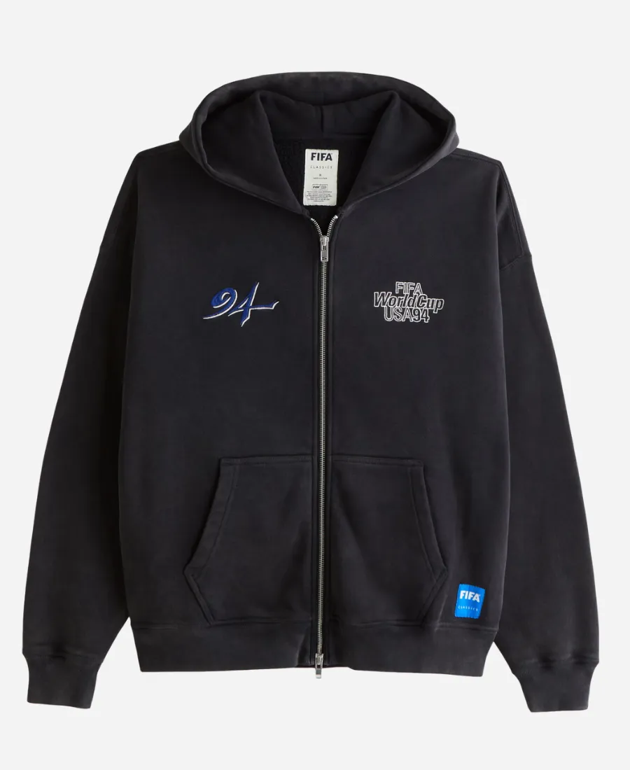 FIFA World Cup USA 94 Black Hooded Jacket