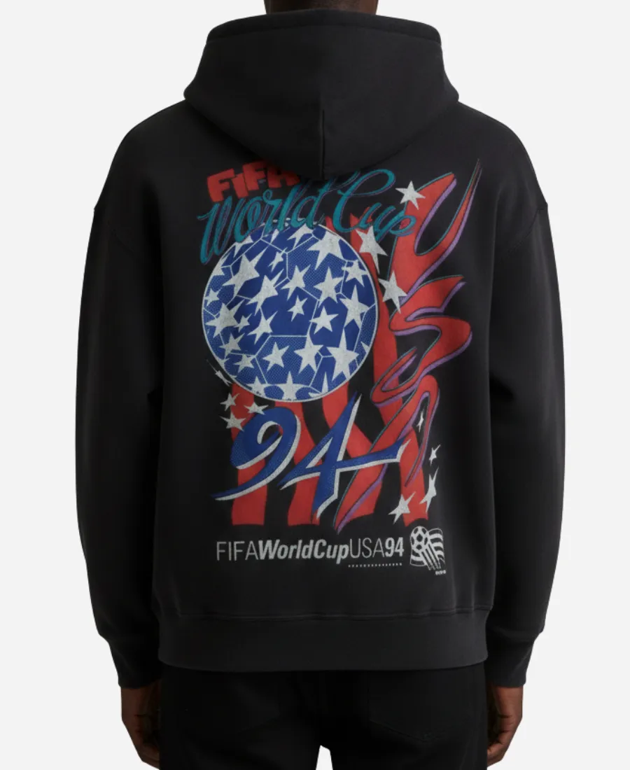 FIFA World Cup USA 94 Black Hooded Jacket
