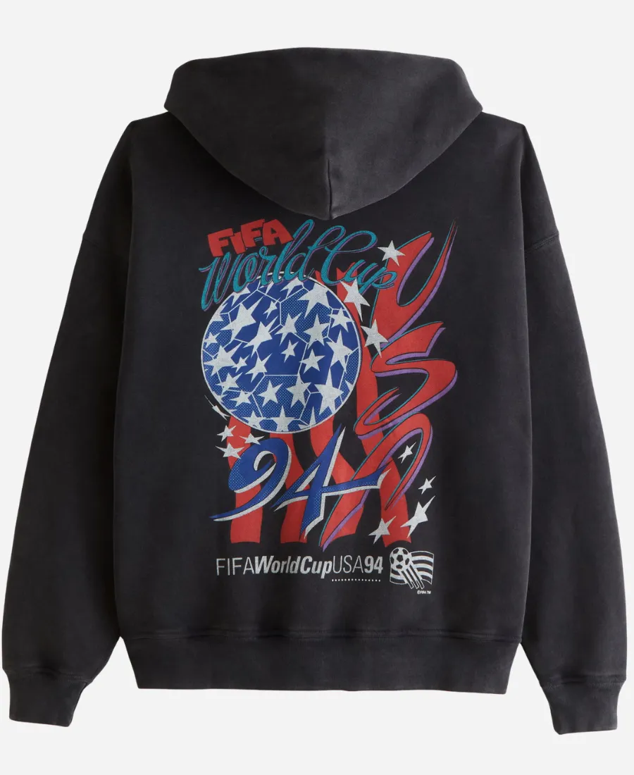 FIFA World Cup USA 94 Black Hooded Jacket