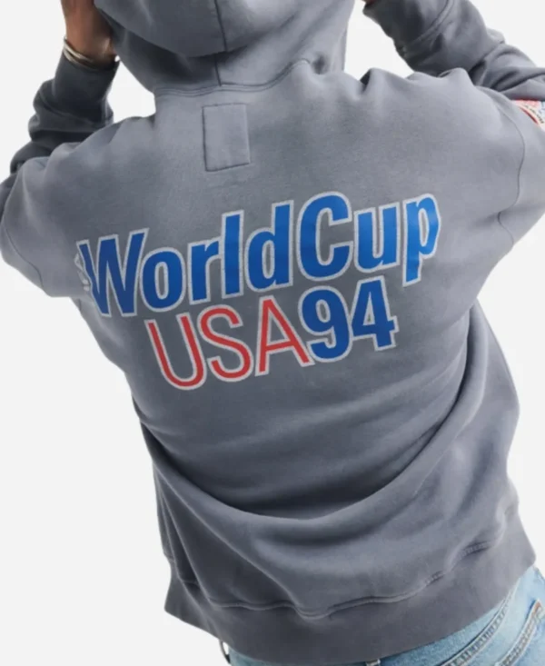 Abercrombie & Fitch USA 94 FIFA World Cup Grey Hoodie