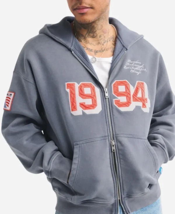 Abercrombie & Fitch USA 94 FIFA World Cup Grey Hoodie