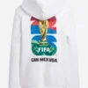 FIFA World Cup 2026 Match Ball Graphic White Hoodie