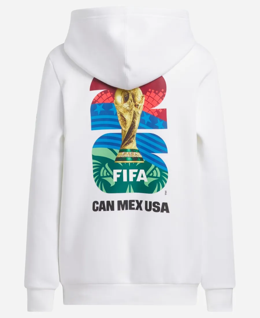FIFA World Cup 2026 Match Ball Graphic White Hoodie