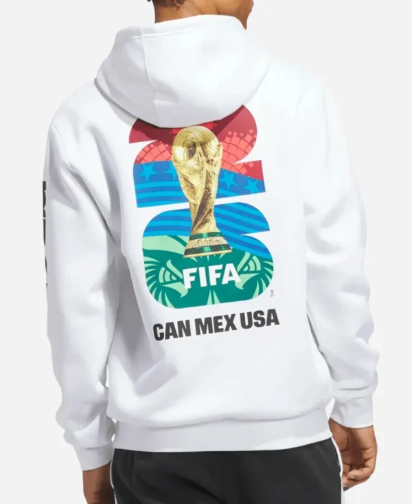 FIFA World Cup 2026 Match Ball Graphic White Hoodie