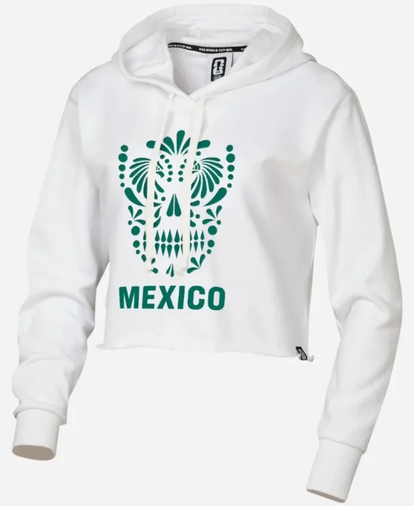 FIFA World Cup 2026 Mexico Crop Hoodie