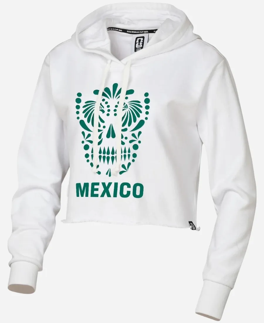 FIFA World Cup 2026 Mexico Crop Hoodie