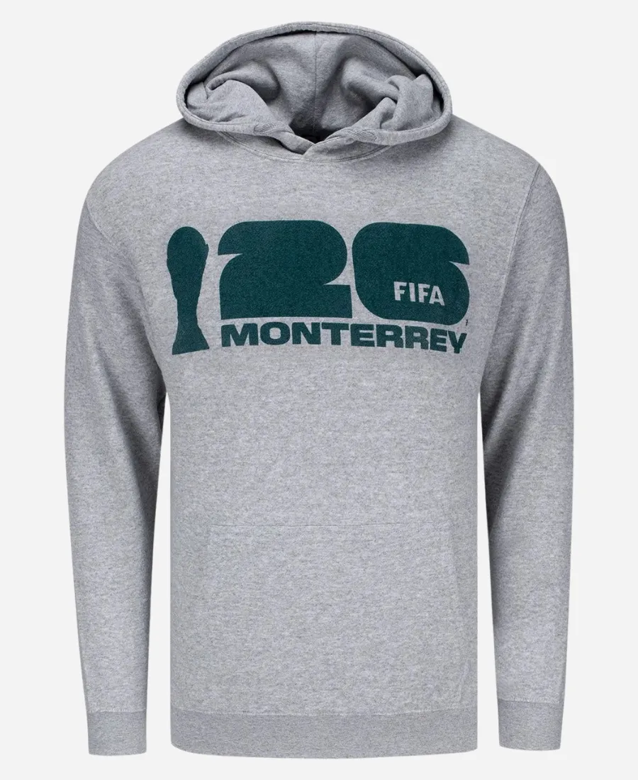 FIFA World Cup 2026 Monterrey Grey Hoodie