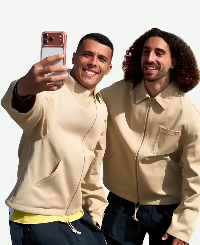 FIFA World Cup 2026 Spain Team Arrival Beige Jacket