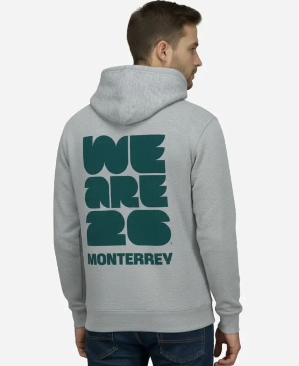 FIFA World Cup 2026 Monterrey Grey Hoodie