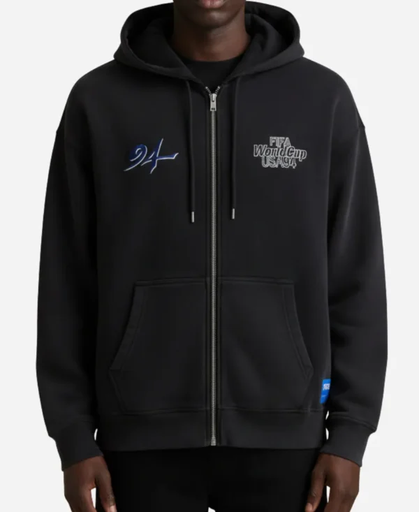 FIFA World Cup USA 94 Black Hooded Jacket