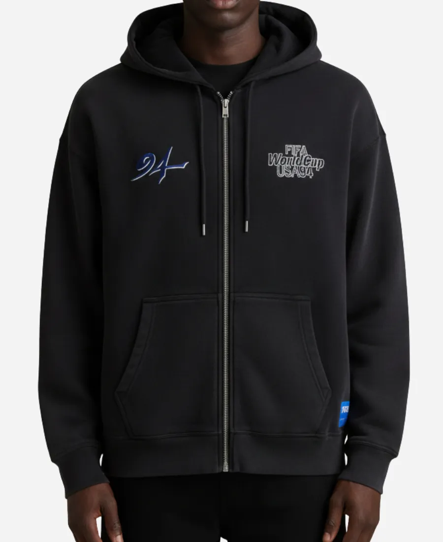 FIFA World Cup USA 94 Black Hooded Jacket