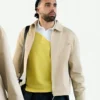FIFA World Cup 2026 Spain Team Arrival Beige Jacket