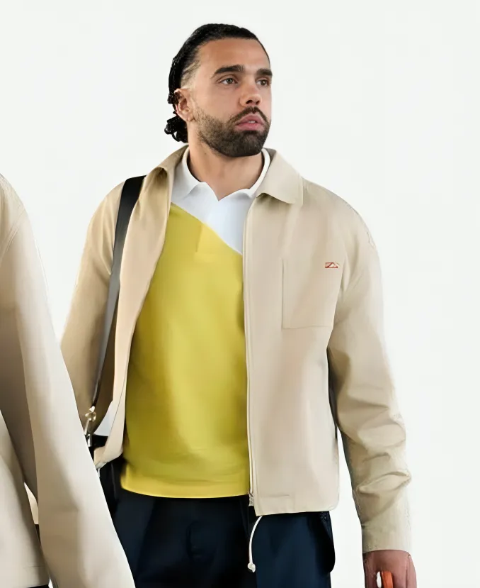 FIFA World Cup 2026 Spain Team Arrival Beige Jacket