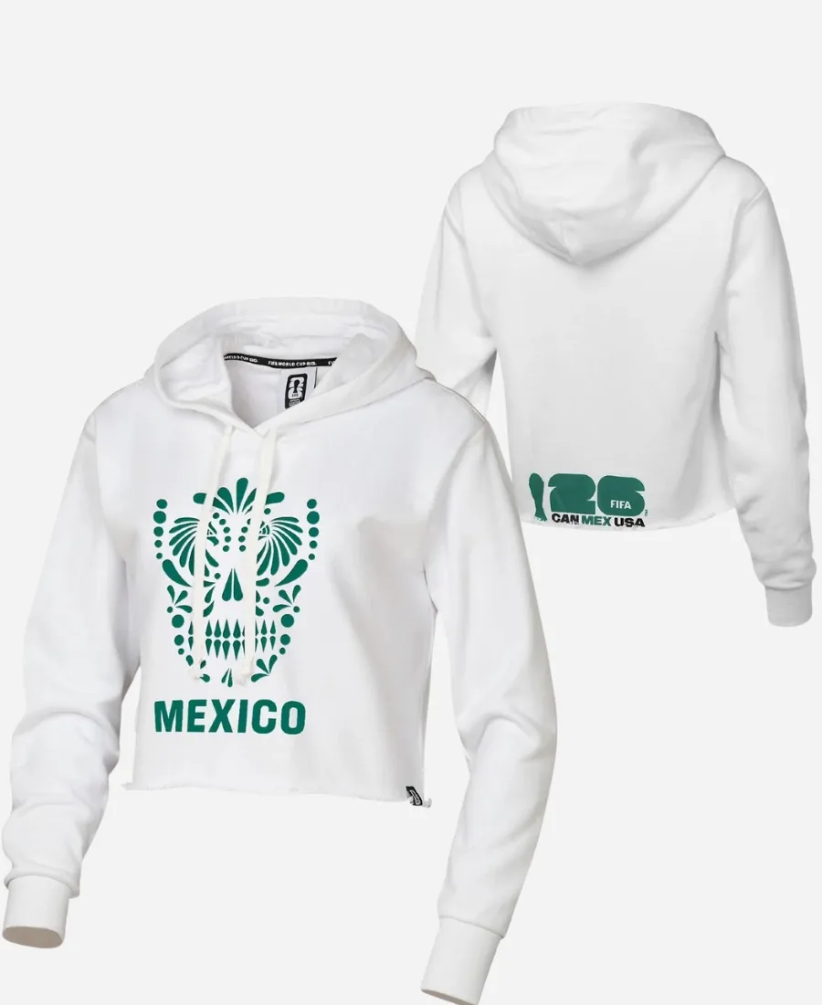 FIFA World Cup 2026 Mexico Crop Hoodie